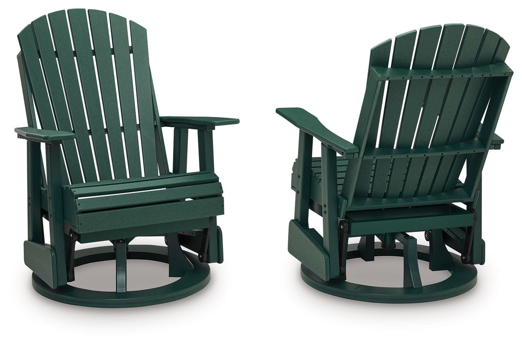 Shell Beach - Swivel Glider Chair - Green