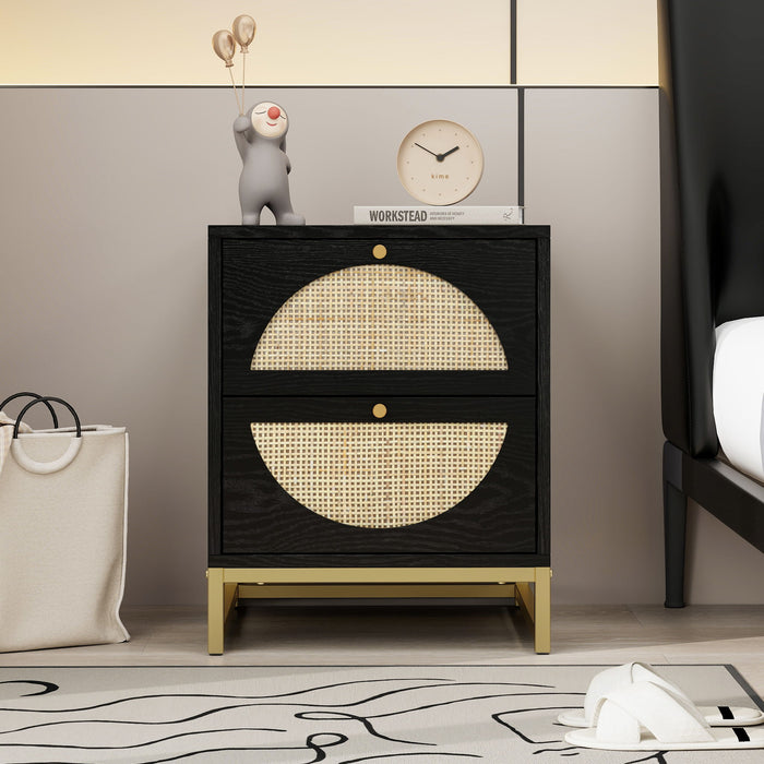 Allen - 2 Drawer Nightstand (Set of 2)