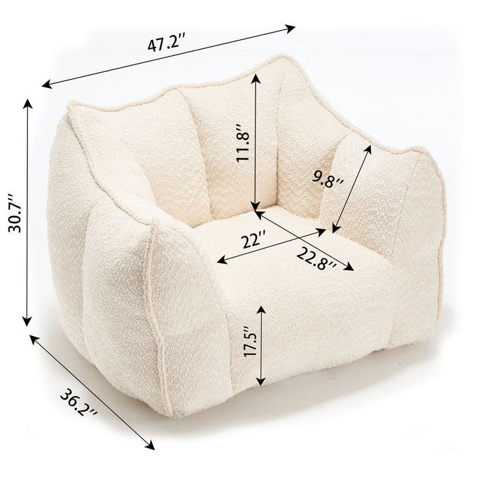 Comfortable Chenille Sofa Chairs With Highly Resilient Foam For Living Rooms And Bedrooms