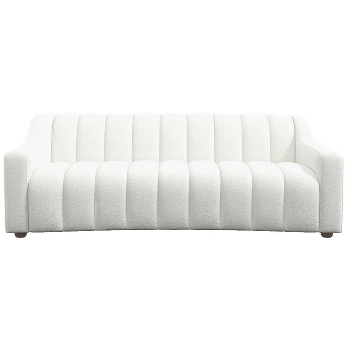 Marcus - Luxury Tight Back Boucle Couch - Cream / Creamy White / Ivory