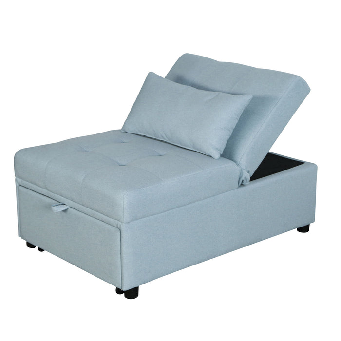 Versatile Folding Ottoman Sofa Bed Multifunctional Space Saver