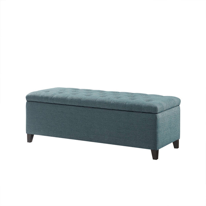 Elegant Design Tufted Top, Soft Close Storage Bench