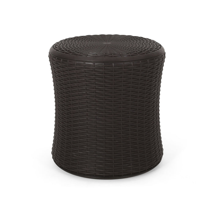 Olivo - Patio Table Outdoor Side Table - Dark Brown