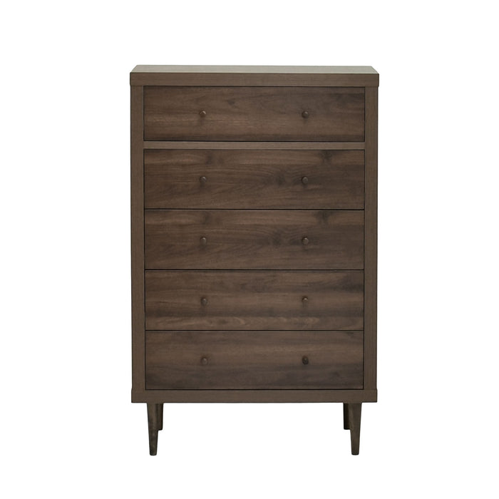 Nystrom - Mid Century Modern 5 Drawer Dresse