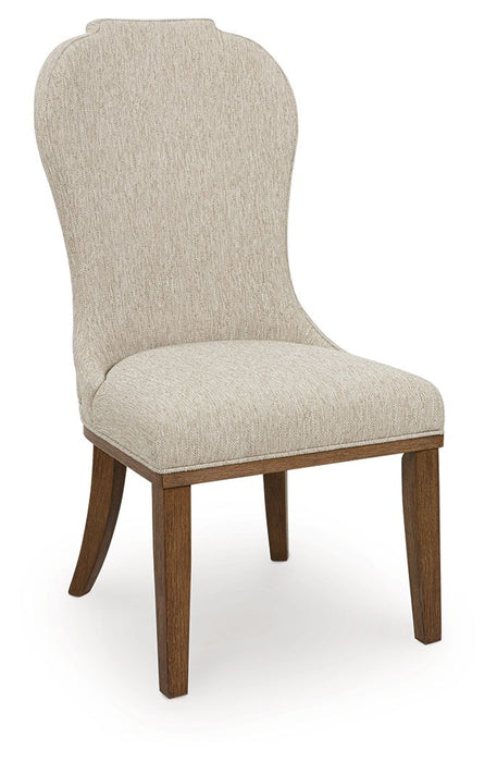 Jorlaina - Dining Upholstered Side Chair (Set of 2) - Brown