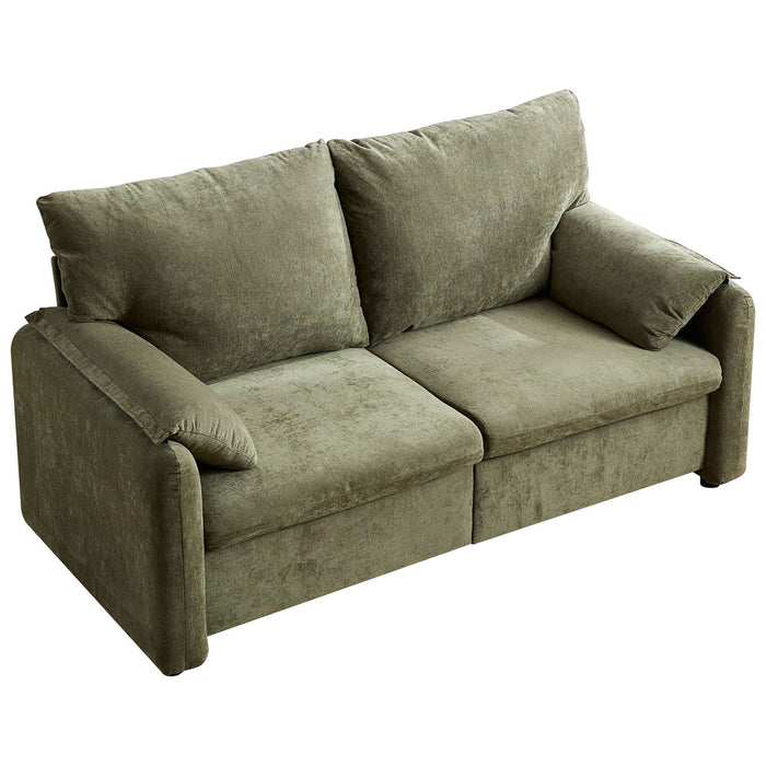 Modern Minimalist Down Filled Sofa