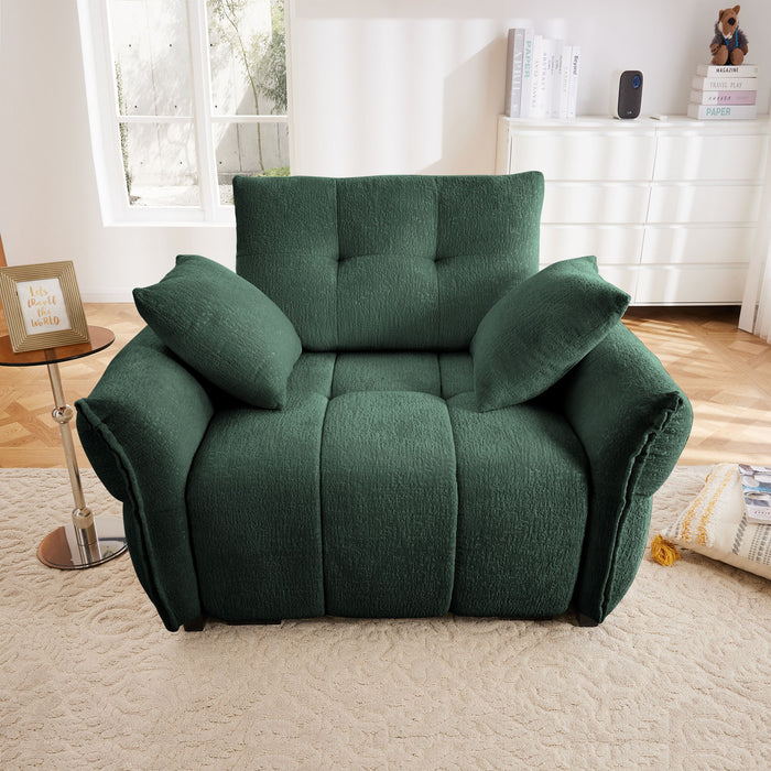 Modern Ergonomic Single Seater Sofa With High Resilience Cushions