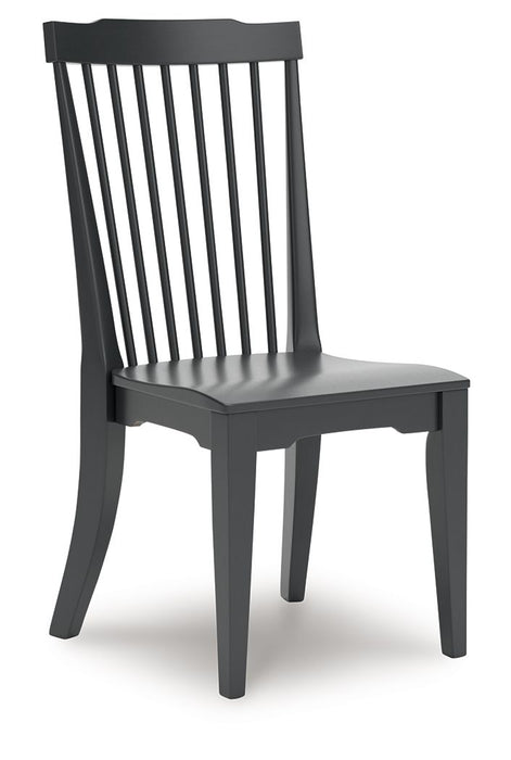 Brenkerton - Black - Dining Room Side Chair (Set of 2)