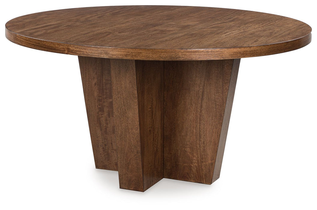 Kristiland - Dining Table - Warm Brown