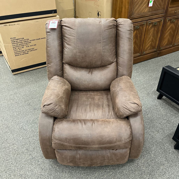 Brown Manual Recliner