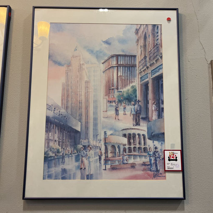 City Street Watercolor