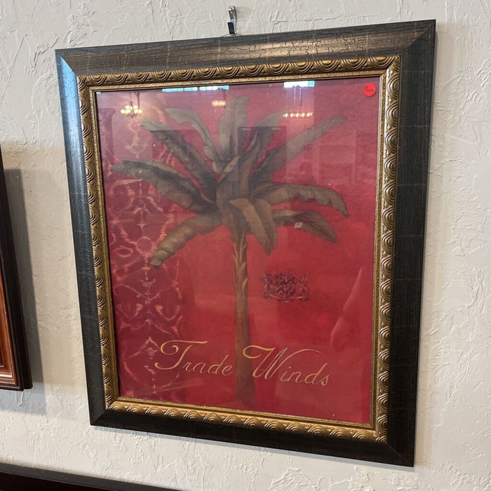 Pair of Palm Tree Art