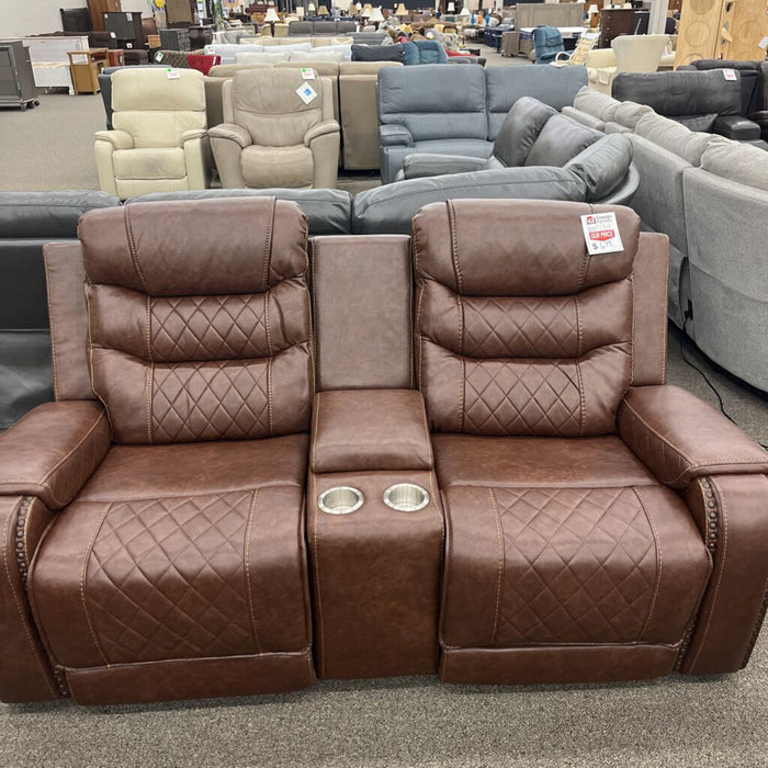 HOB 9405Br-2 Power Loveseat