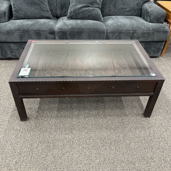 Rustic Iron Display Coffee Table