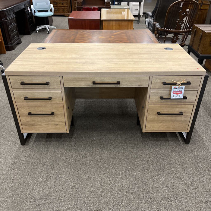 Natural Tone Executive Desk