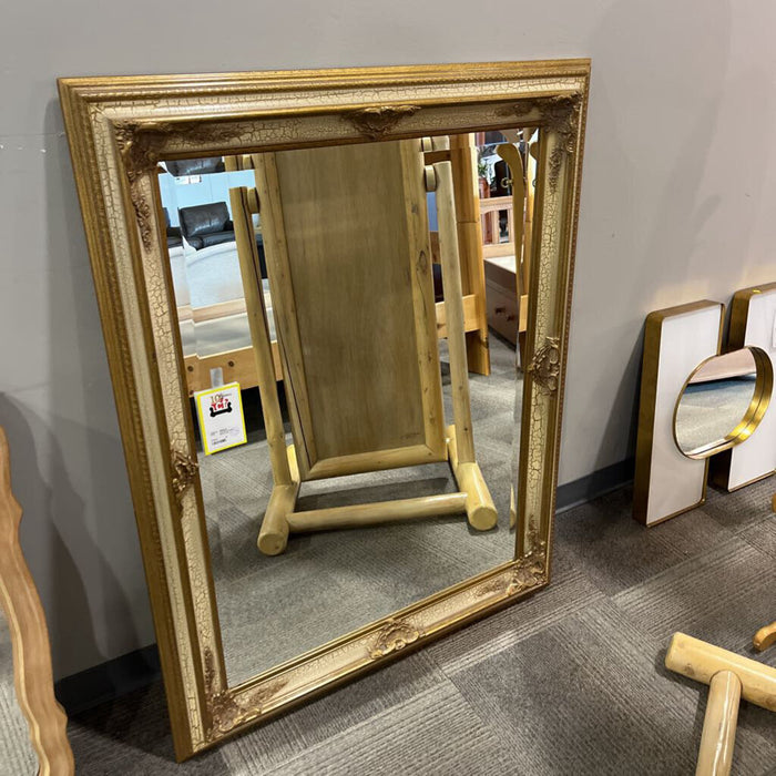 Crackled Frame Mirror