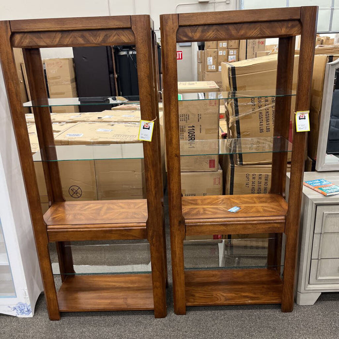 Oak & Glass Shelf
