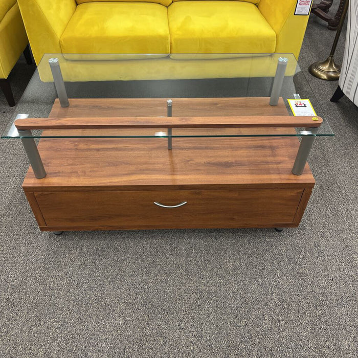 Maple & Glass TV Console