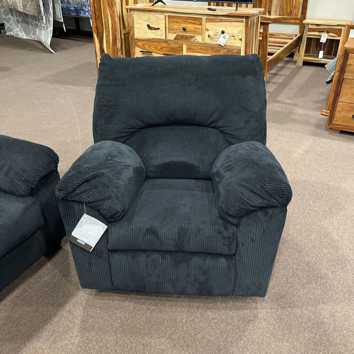 A 2420425 Rocker Recliner Simplejoy Onyx