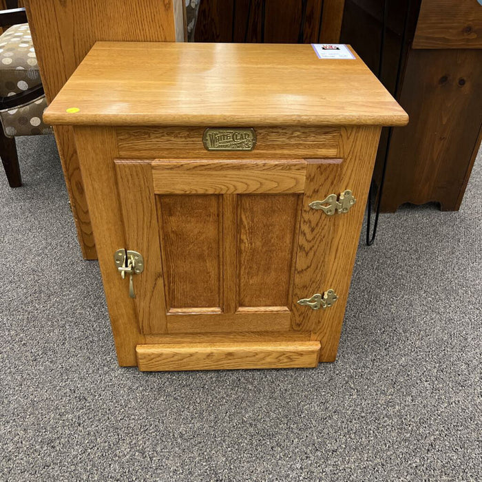 White Clad End Table