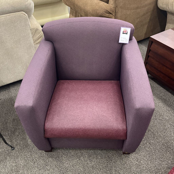Vintage Purple Club Chair
