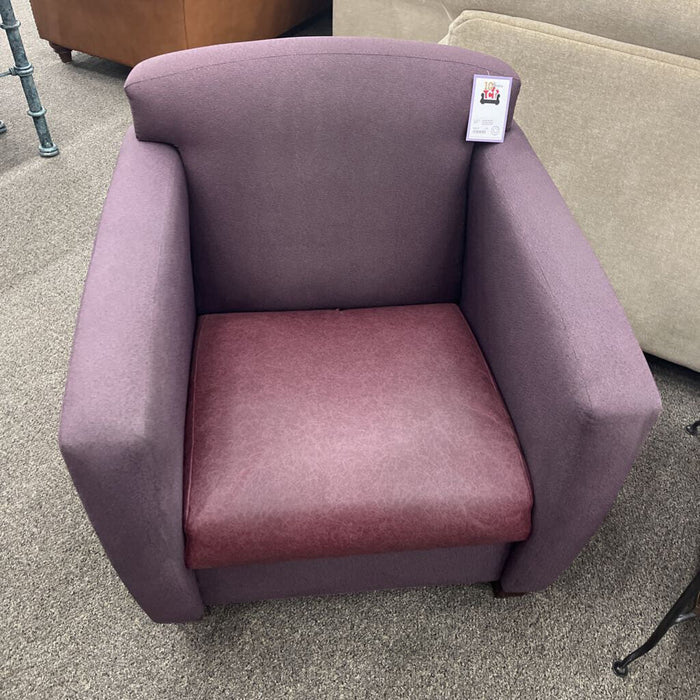 Vintage Purple Club Chair