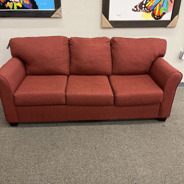 Red Fabric Sofa