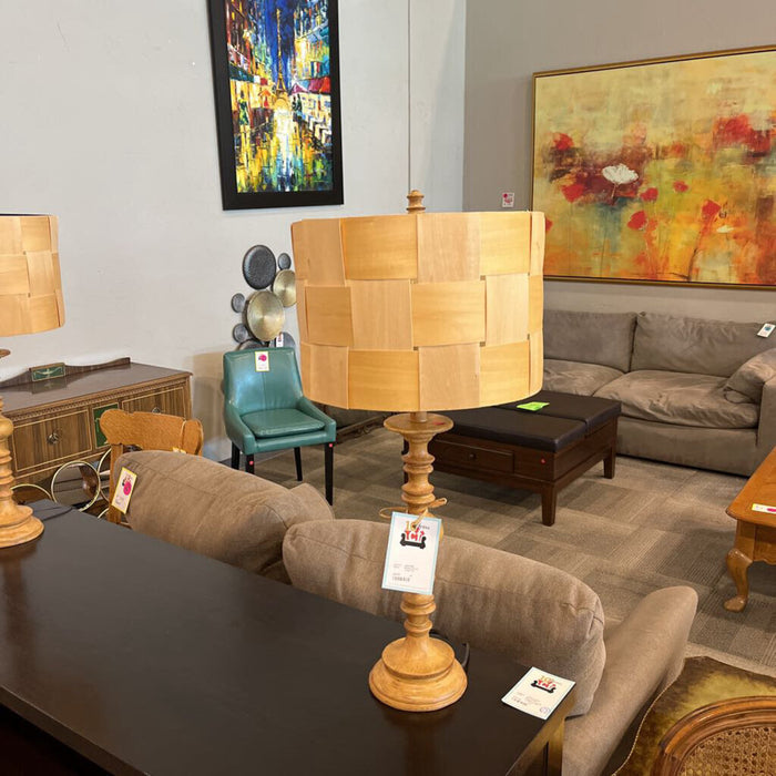 Blonde Wood Lamp