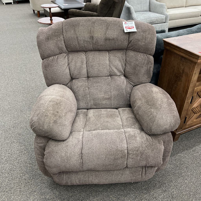 "Cobblestone" Taupe Rocking Recliner
