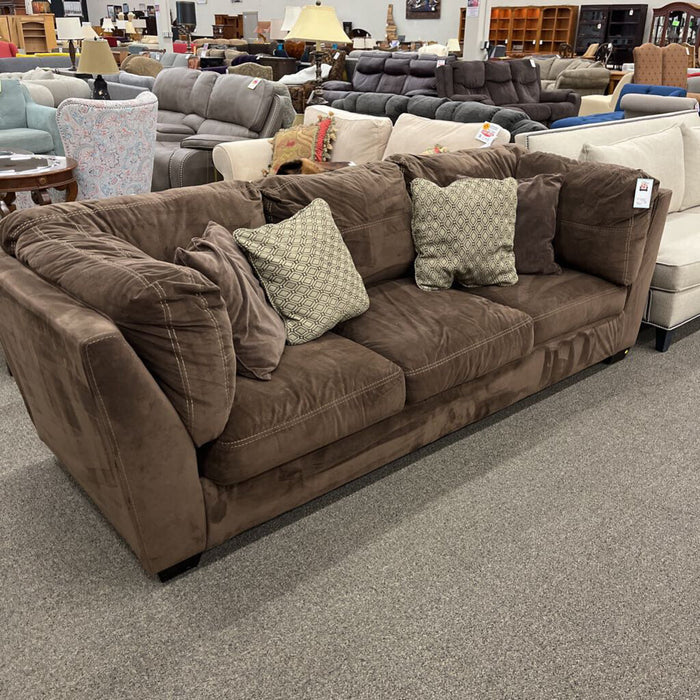 Brown Fabric Sofa