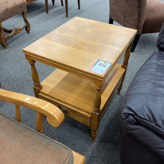 Vintage Maple End Table