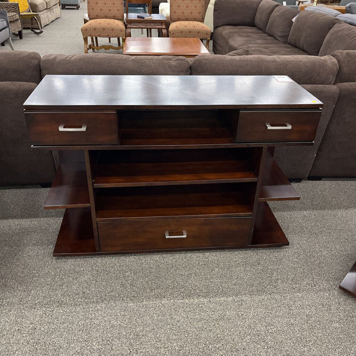 Dark Cherry Entry Table