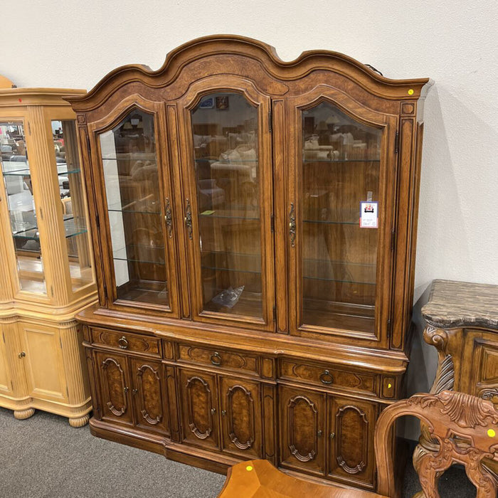 Oak 2pc. China Hutch