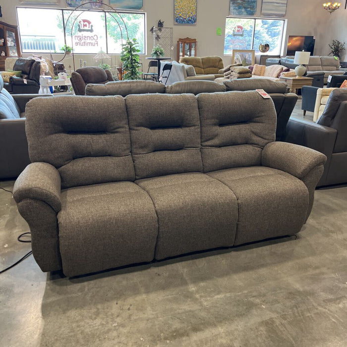Gray Uph. Pwr Sofa