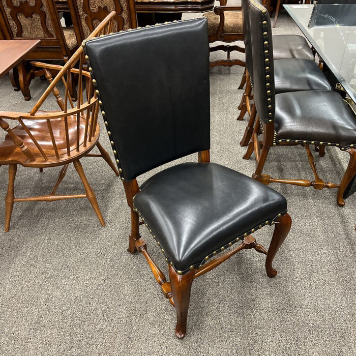 Set of 10 Leather Dining Chairs