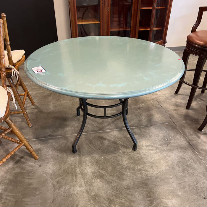 Teal Distressed Table