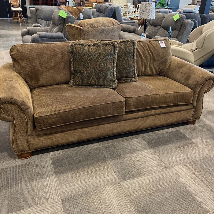 Brown Fabric Sofa