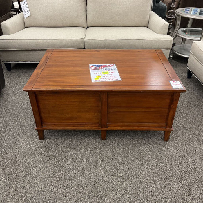 Vintage Cherry Coffee Table w/ Storage