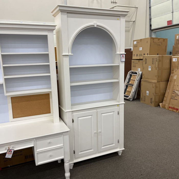 White Cabinet w/ Hutch