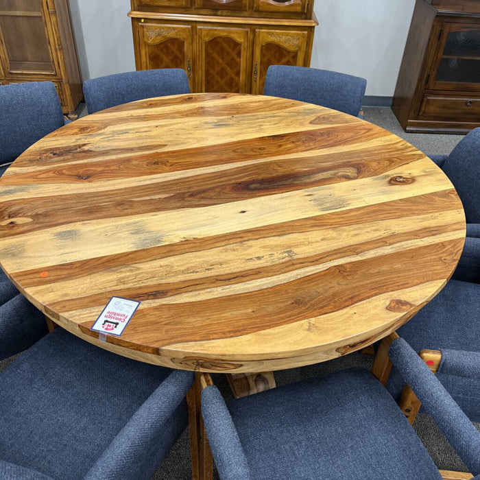 Sheesham Round Dining Table (Wood From Nepal)