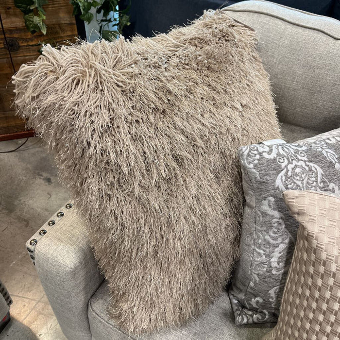 Set of 3 Shag Pillows