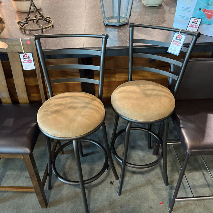 Pair of Brown Stools