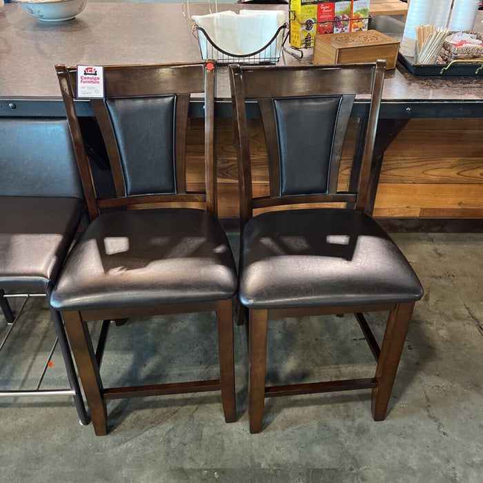 Pair of Brown Stools