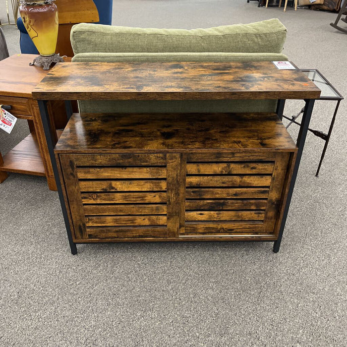 Rustic Console w/ Cabinet