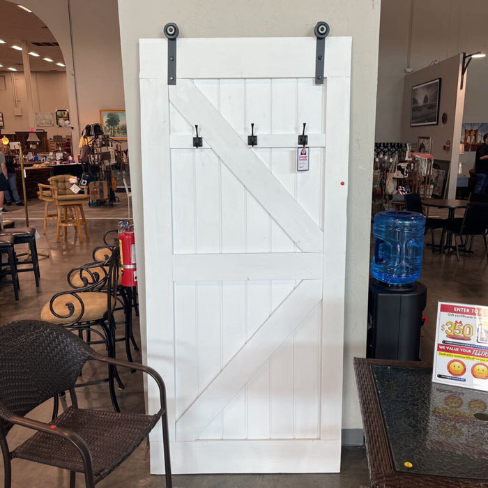 White Barn Door