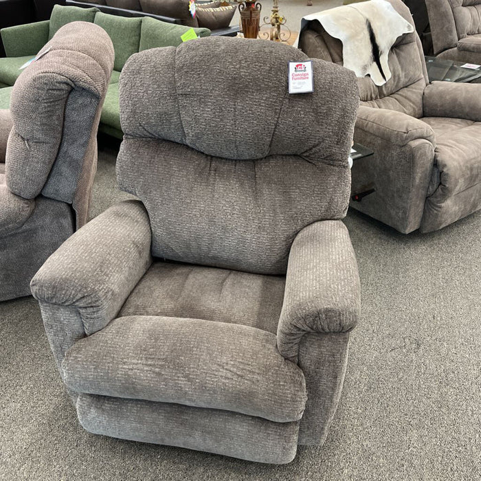 Brown/ Gray Recliner