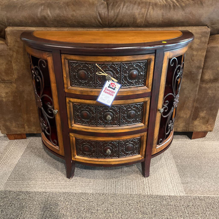 2-tone Entry Cabinet w/ Drawers