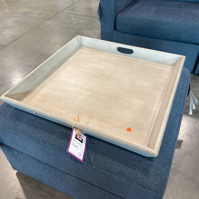 Gray Ottoman Tray