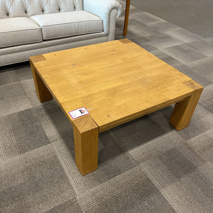 Square Oak Coffee Table