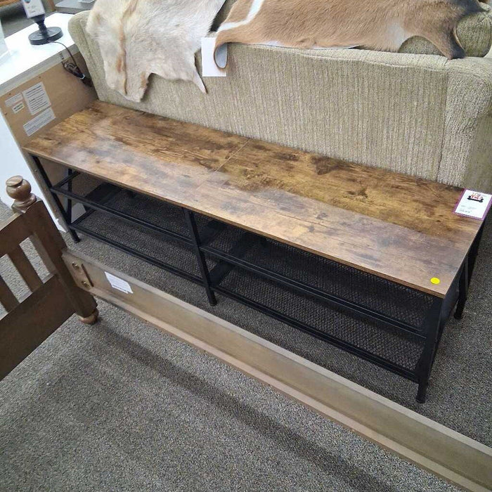 Long Rustic Bench
